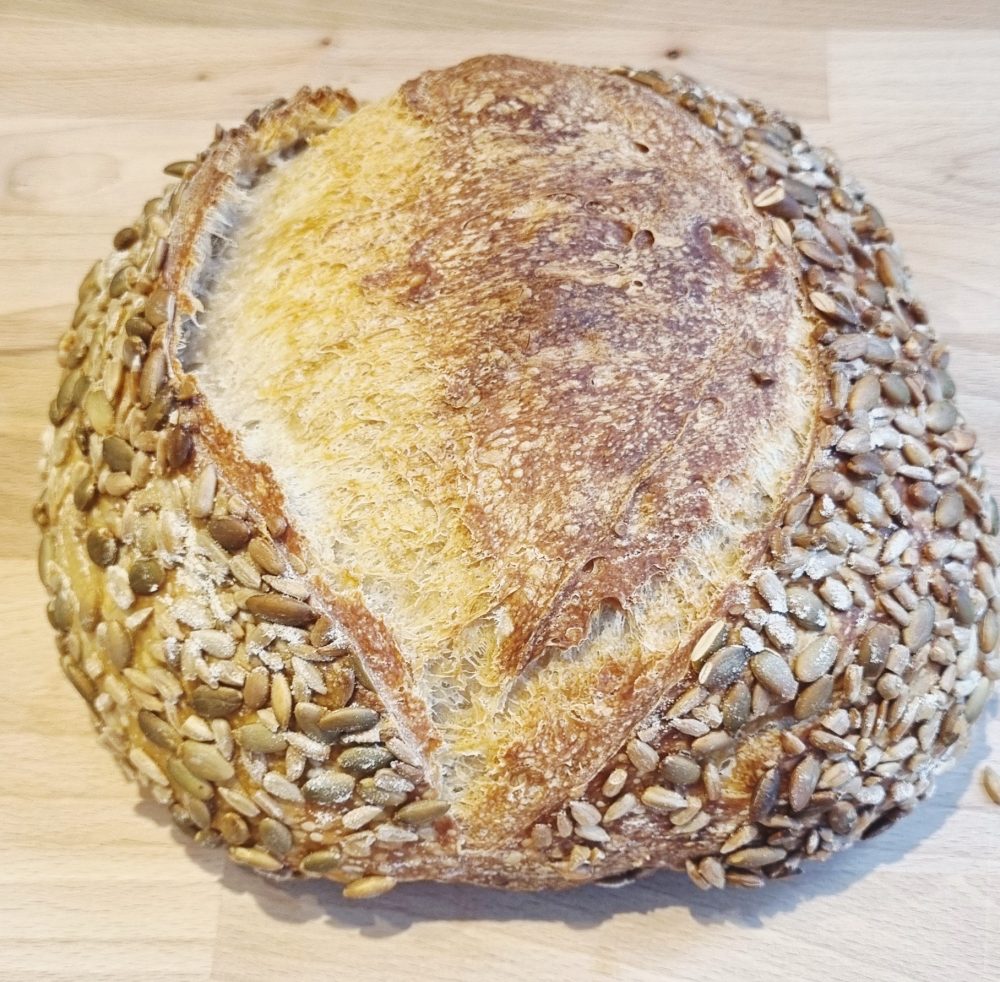 Zuurdesem classic pompoen- en zonnebloempitten — zuurdesem uit de microbakkerij in Zutphen